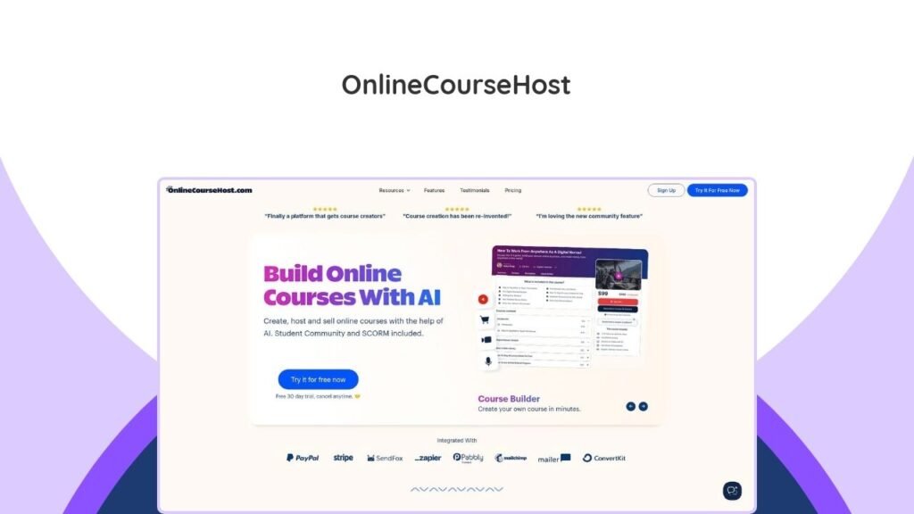 This AI-powered, white-label platform helps you easily build, host, and monetize online courses with no tech skills!