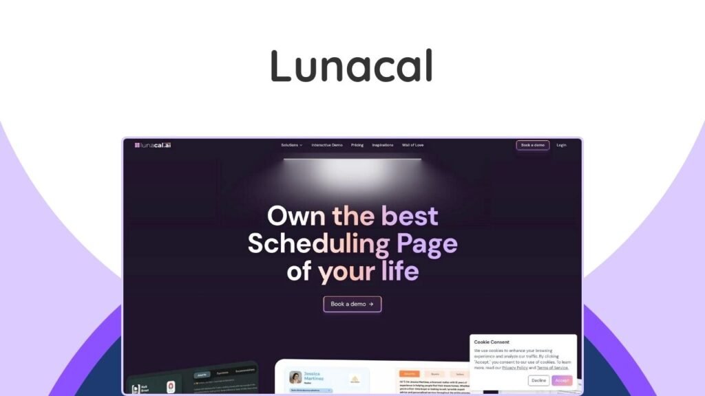 A scheduling tool for branded, engaging appointments. Automates booking, offers custom pages & integrates seamlessly.