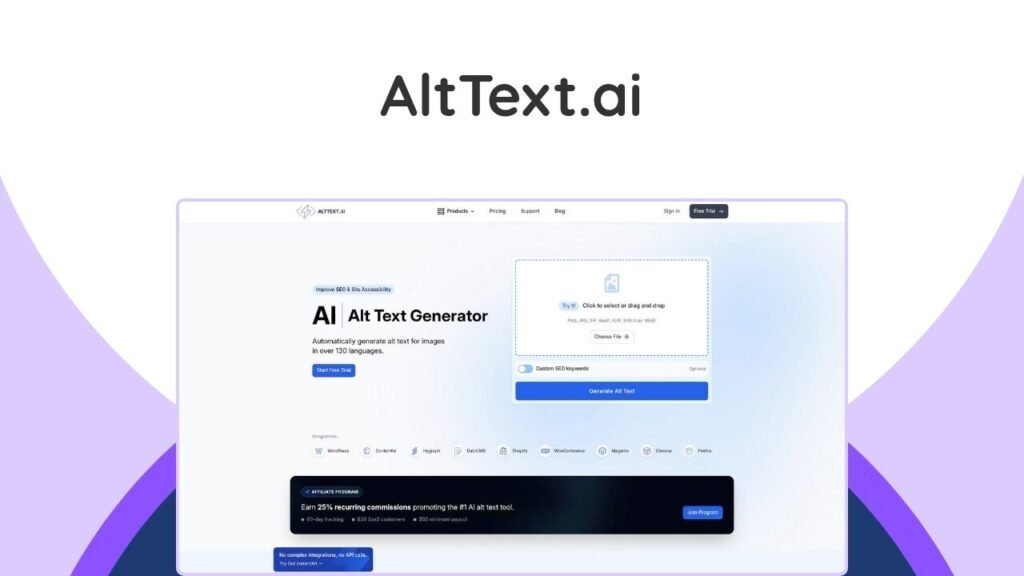 AltText.ai Lifetime Deal: Automate Image SEO And Accessibility 7 This AI-powered tool automates descriptive, SEO-friendly, and accessibility-compliant image alt text. Enhance your SEO and web accessibility!