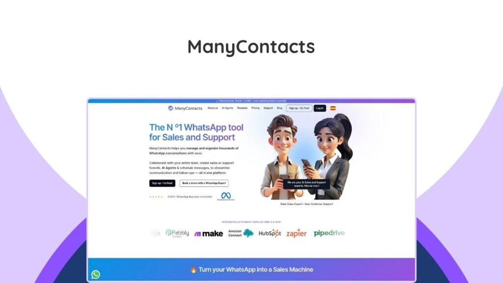 Centralize WhatsApp chats for lead gen & customer support. Convert visitors, streamline communication with a shared inbox.