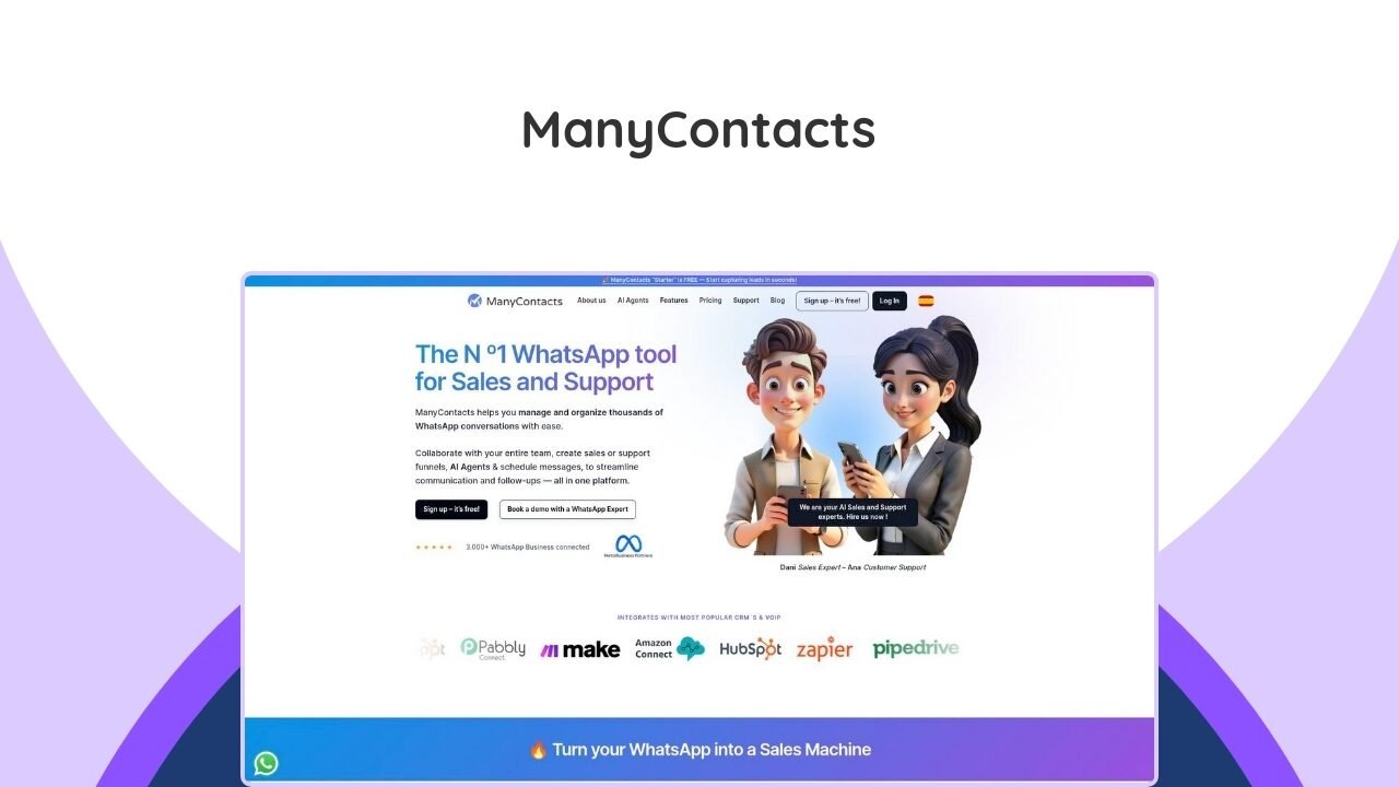 Centralize WhatsApp chats for lead gen & customer support. Convert visitors, streamline communication with a shared inbox.