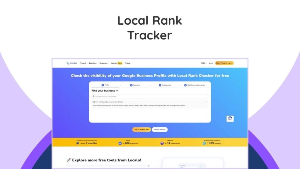 Local Rank Tracker Lifetime Deal – A Smart Investment For Local SEO 5 Gain lifetime access to a tool that monitors your local SEO rankings. Boost visibility on Google Maps & local search results!