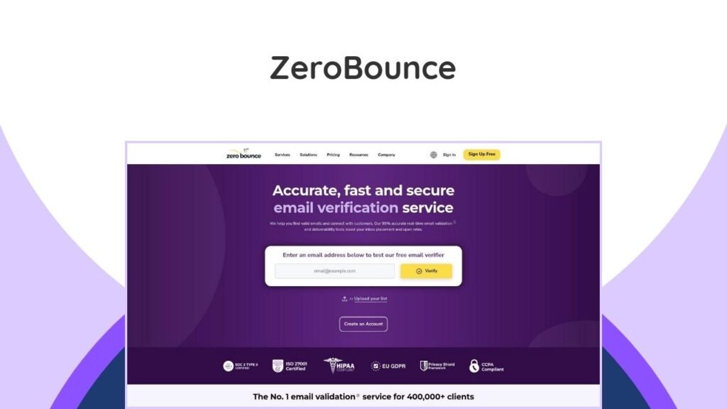 ZeroBounce Lifetime Deal – The Ultimate Guide To Perpetual Email Hygiene 5 Get perpetual email validation to clean lists, boost deliverability, and protect sender reputation with a one-time payment.