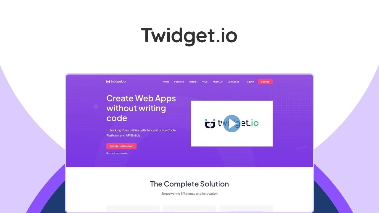 This no-code platform builds custom APIs & web apps visually, accelerating development for any skill level.