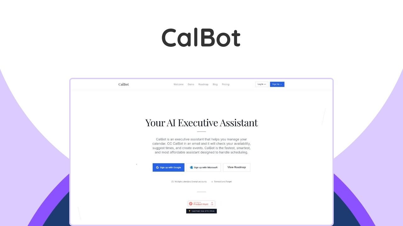 AI executive assistant: streamlines calendar scheduling, manages meetings via email/text & natural language.