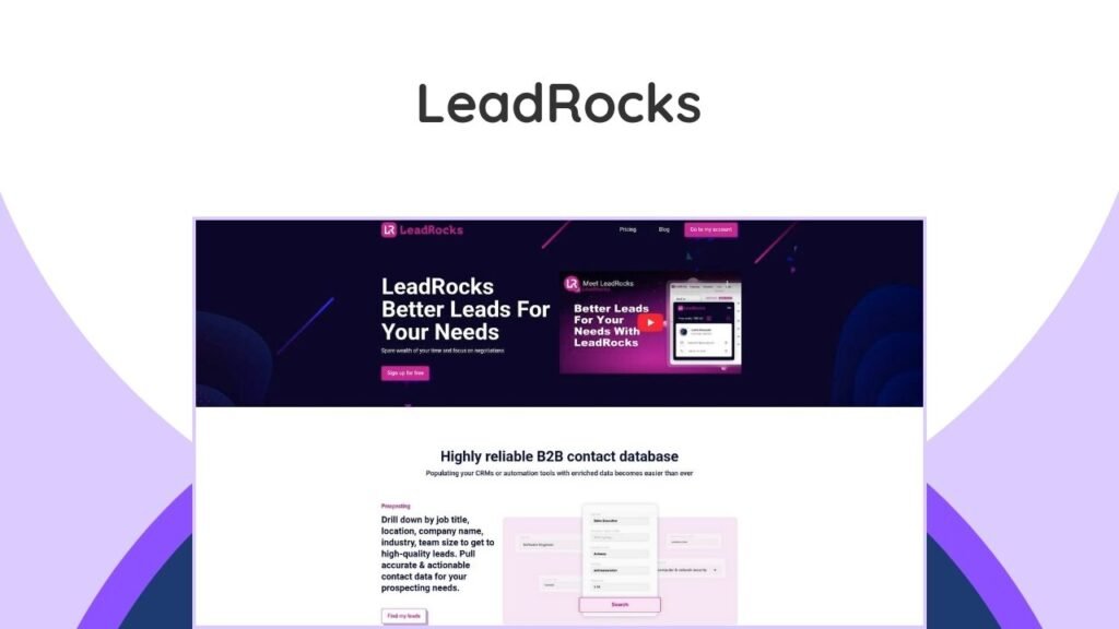 Find, enrich, and automate B2B lead generation & outreach. Access 100M+ verified contacts for sales & marketing success.