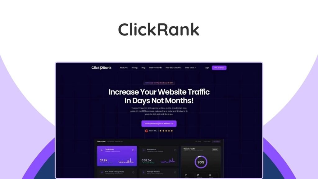 ClickRank Lifetime Deal: Is This AI SEO Automation Worth the Investment? 8 ClickRank: AI SEO platform that automates website optimization to significantly boost your Google rankings.