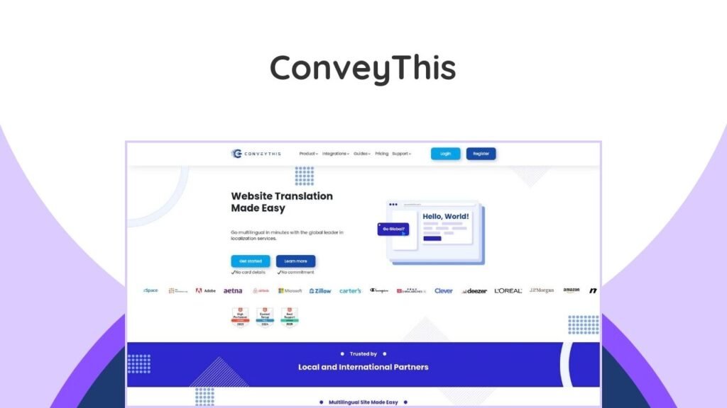 ConveyThis Lifetime Deal – Your Ultimate Website Translation Solution 2 Expand globally! Instantly translate your website with a one-time payment. Auto-language detection, SEO & no recurring fees.