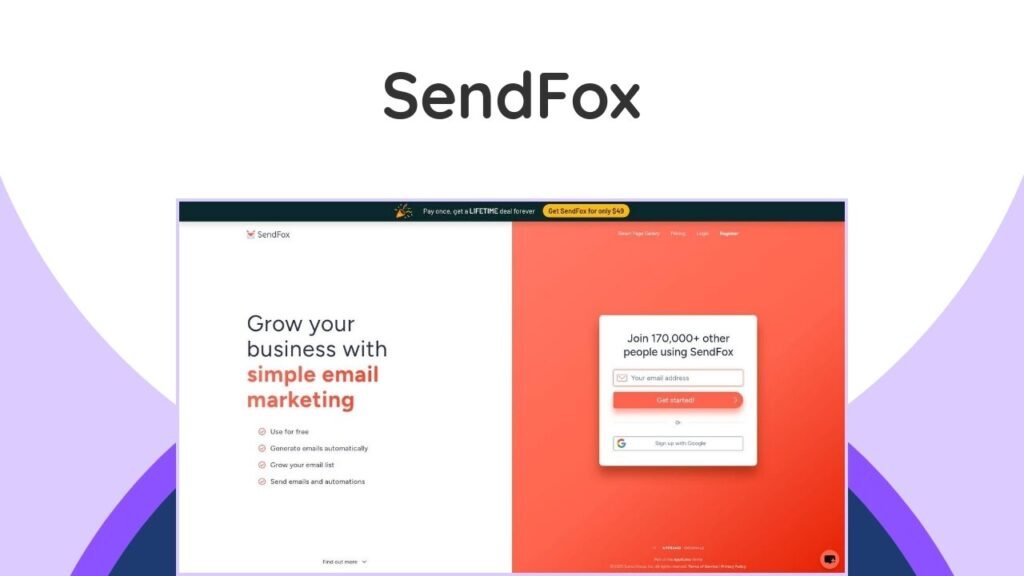 Email marketing for creators & SMBs. Simple, affordable, and unlimited emails with a lifetime deal. No monthly fees!