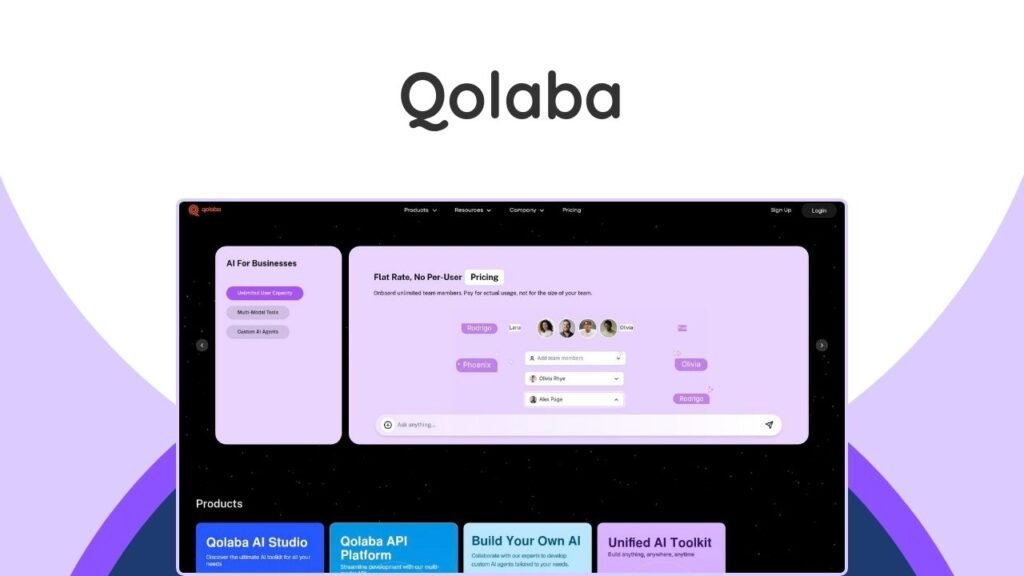 An all-in-one AI workspace combining writing, image, and code generation with project management for teams.