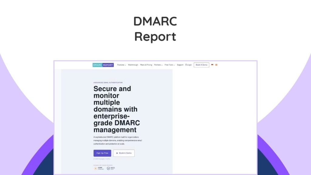 DMARC Report Lifetime Deal – The Smart Investment For Email Security 6 Secure your emails! This tool monitors DMARC to prevent spoofing, boost deliverability, & simplify reports for life.
