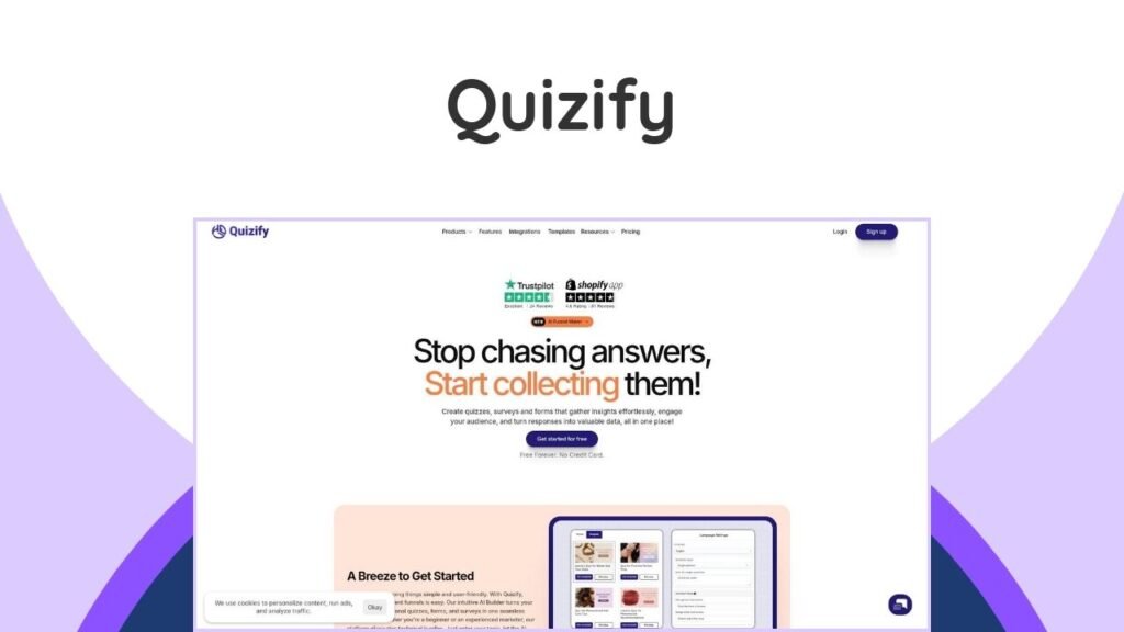 Quizify Lifetime Deal – The No-Code AI Powerhouse For Engagement And Leads 6 Create engaging quizzes, surveys, & forms effortlessly. Boost leads, engagement, and insights with a one-time payment.