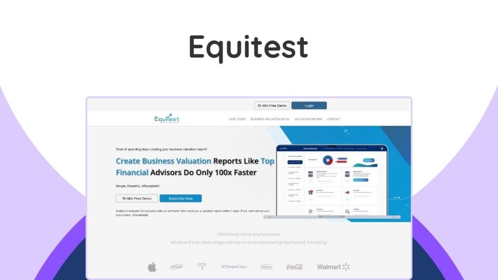 AI-powered valuation platform. Get accurate, instant business assessments with lifetime access. One-time payment, no recurring fees!