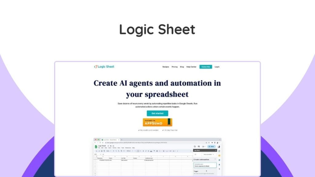 An innovative Google Sheets add-on that automates tasks, creates AI agents, and streamlines workflows for boosted productivity. Integrates with popular apps.