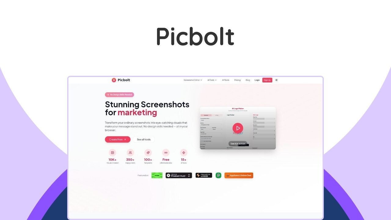 Transform ordinary screenshots into professional, branded visuals with this intuitive, browser-based design tool. No design skills needed!