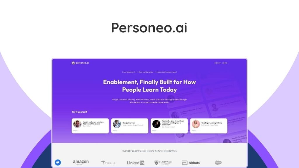 Develop soft skills with an AI roleplay platform. Get instant feedback to boost confidence and master real-world scenarios.